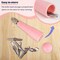 Linocut Carving Kit Tools Linoleum Cutter Assortment for Block Printing for DIY Sculpture Carpenter Experts & Beginners 6 Blades Universal Size Red